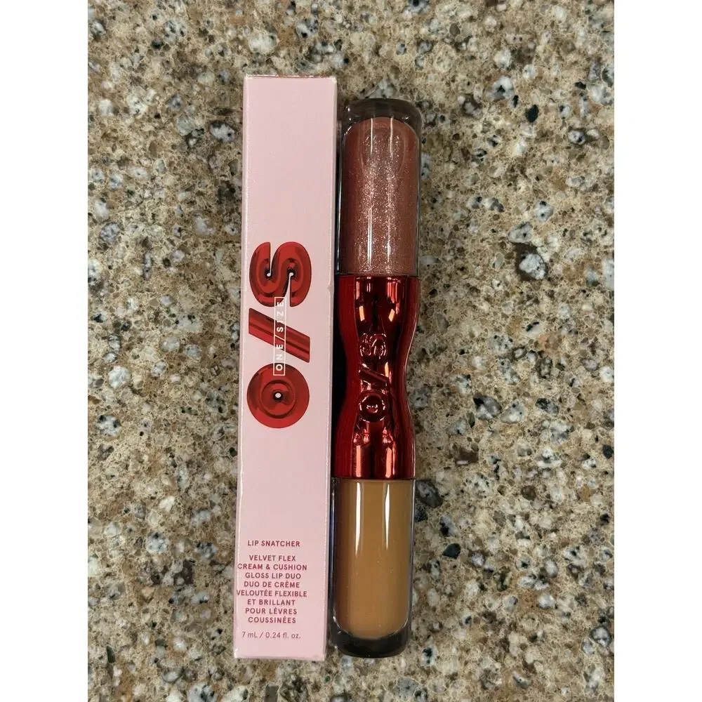 ONE/SIZE Lip Snatcher Velvet Flex Lip Gloss Duo Trade Finder Shimmer 0.24oz